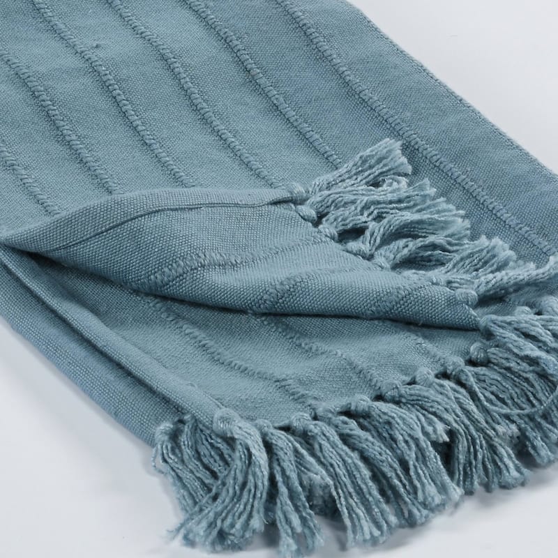 Hendri 50"x70" Throw Blanket, by Kosas Home