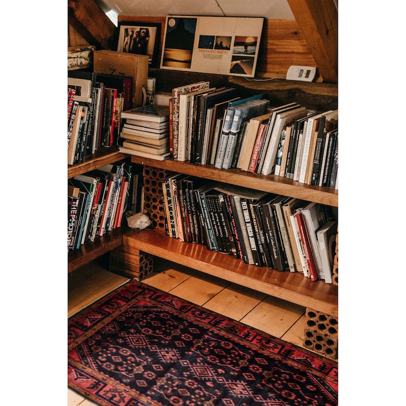 ECARPETGALLERY Hand-knotted Andelz Navy Wool Rug - 3'8 x 5'5