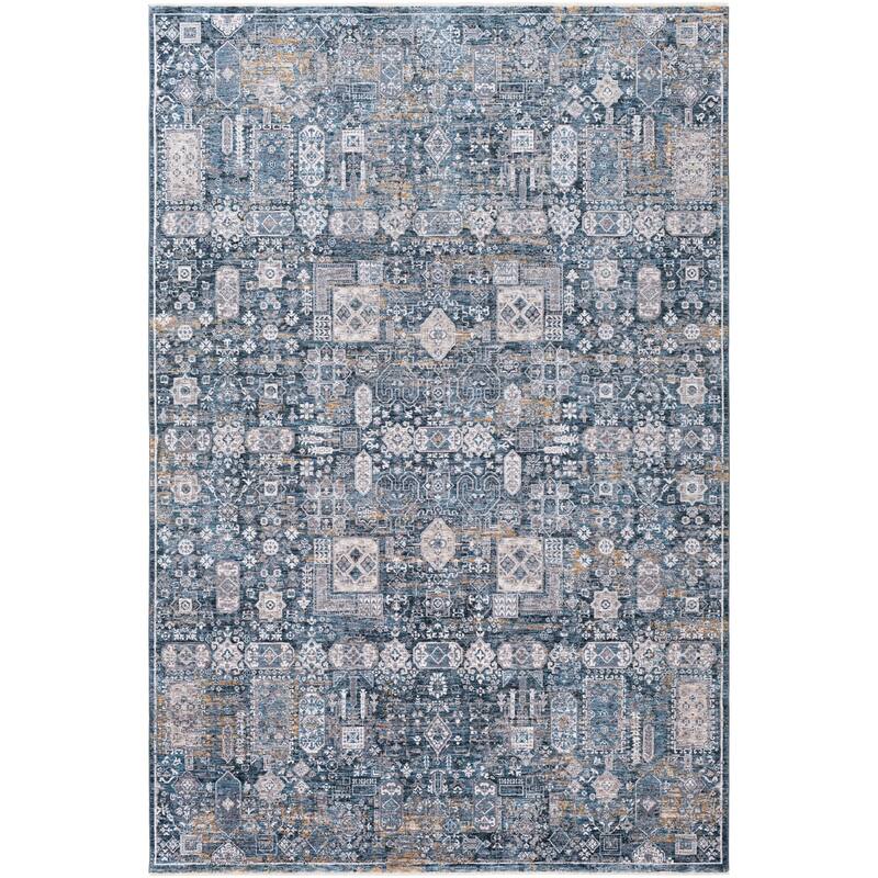 Livabliss Traditional Cardiff Medallion Area Rug