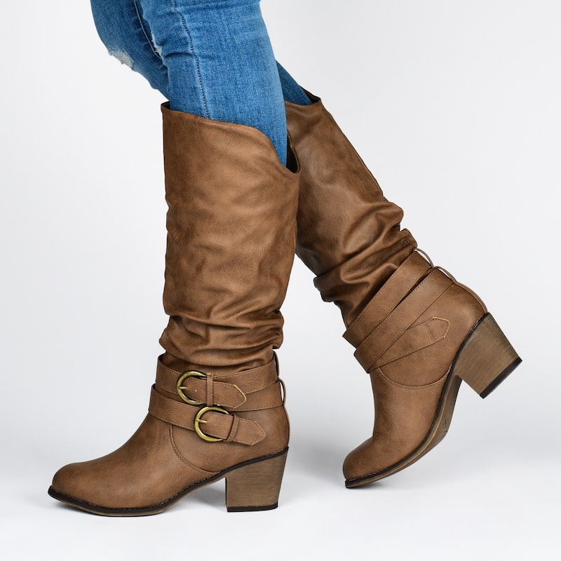 Journee Women's Late Medium and Wide Width Boots