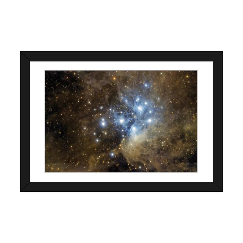 iCanvas "Messier 45, The Pleiades" by Reinhold Wittich - Black - 24x32x1