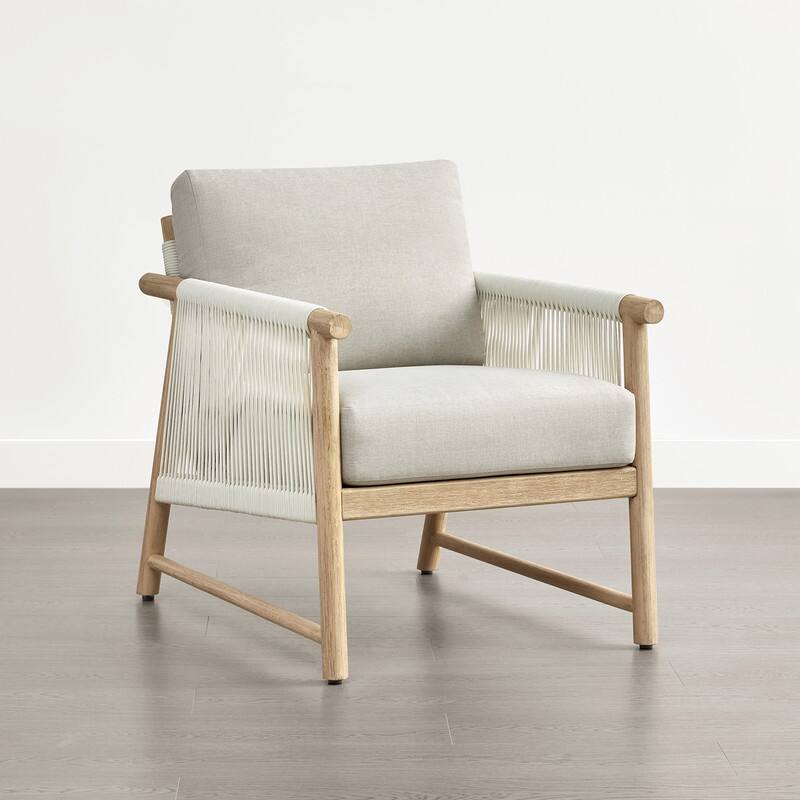 Lynn Outdoor Acacia Wood Patio Furniture Outdoor Chair