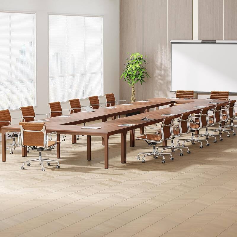 78.74" Large Rectangle Conference Table/Desk, Modern Seminar Meeting Table, Business Tables for Boardroom & Office