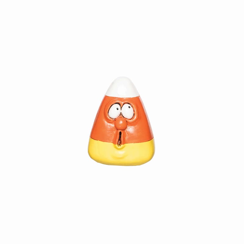 Boo Face Candy Corn Figurine