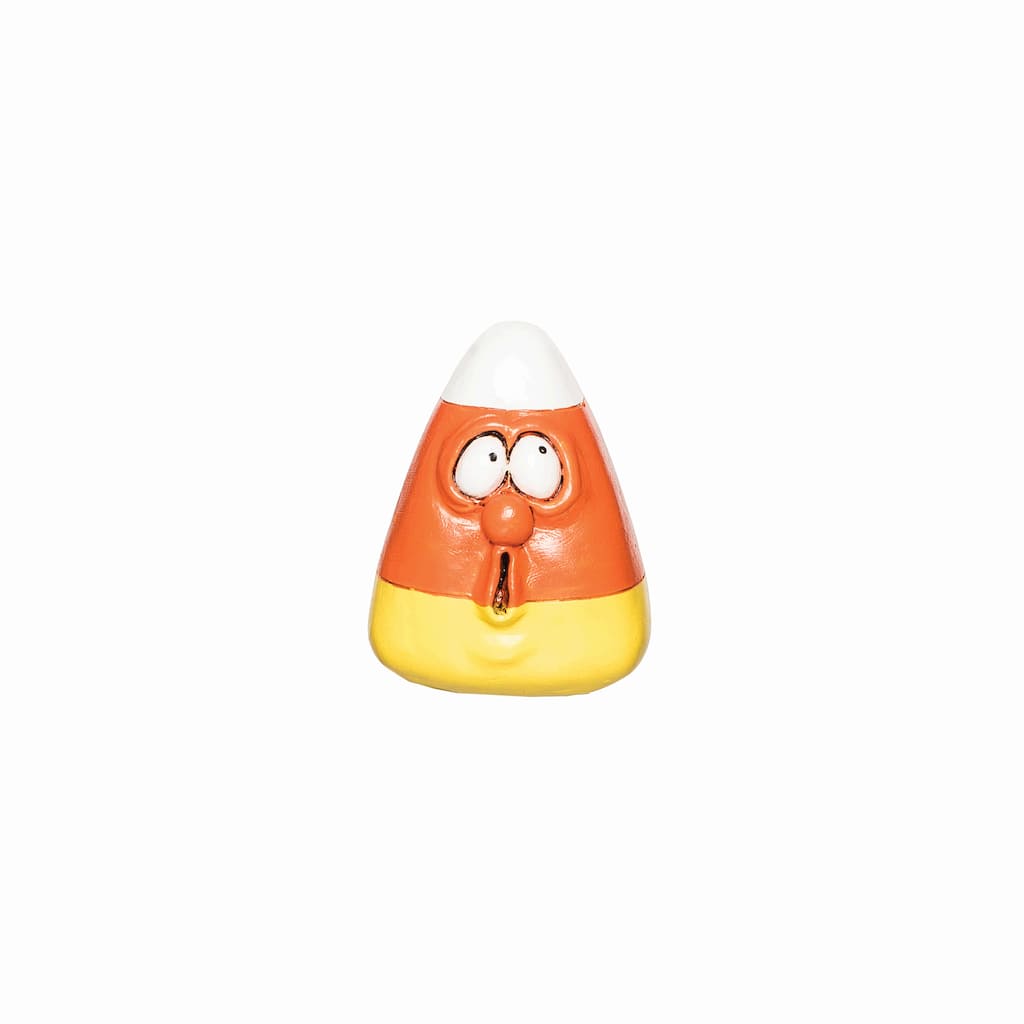Boo Face Candy Corn Figurine