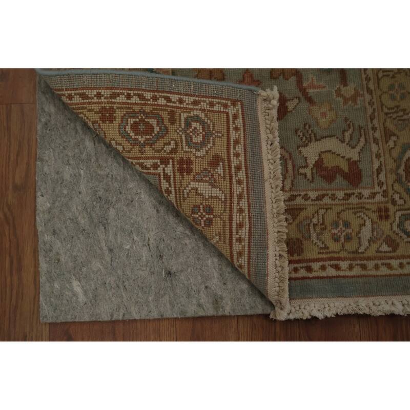 Hand Knotted Oriental 100% Wool Carpet Traditional Floral Navy Blue & Blues Ziegler Area Rug - 3' 2'' X 2' 0''