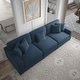 preview thumbnail 16 of 132, Corduroy Couch Modular Sectional Sofa with Pillows