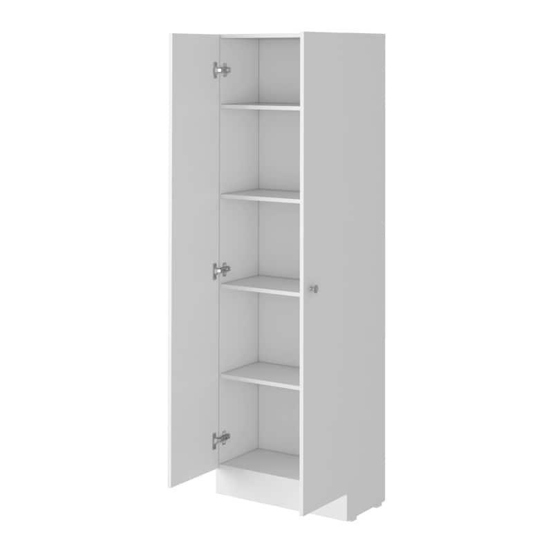 Storage Cabinet Pipestone, Double Door, White Finish - White