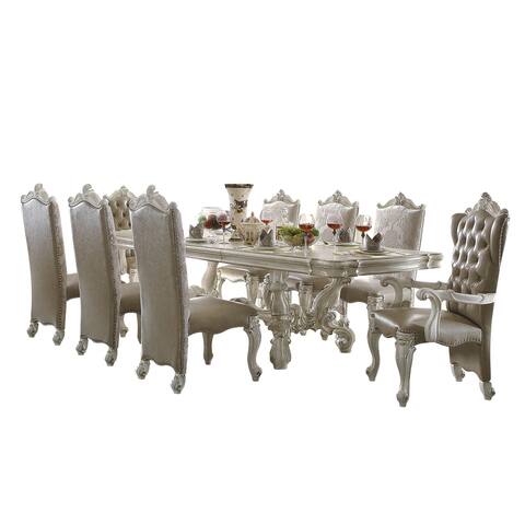 ACME Versailles Dining Table, Bone White (1Set/2Ctn)