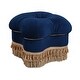 preview thumbnail 9 of 41, Ellen Performance Fabric Clover Tufted Ottoman Stool by Jennifer Taylor Home