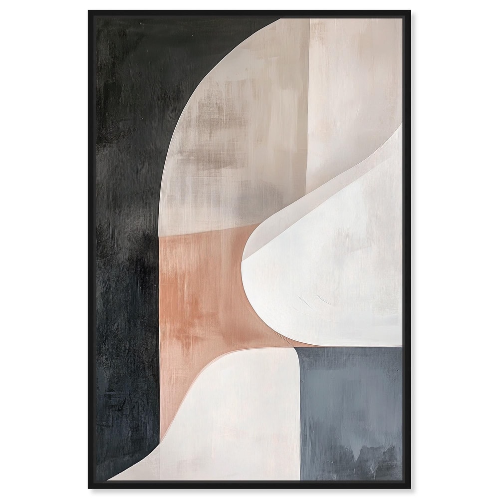 Curved Contour II Canvas by Art Remedy