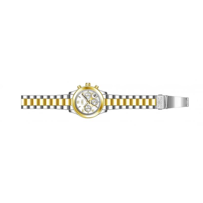 Invicta Women's 19219 Angel Quartz Multifunction Silver Dial Watch