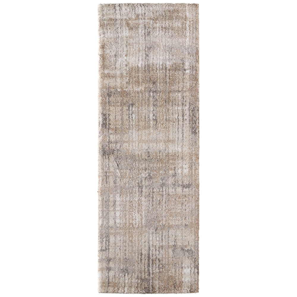 Grand Bazaar Peavy Machine Made Abstract Modern Area Rug