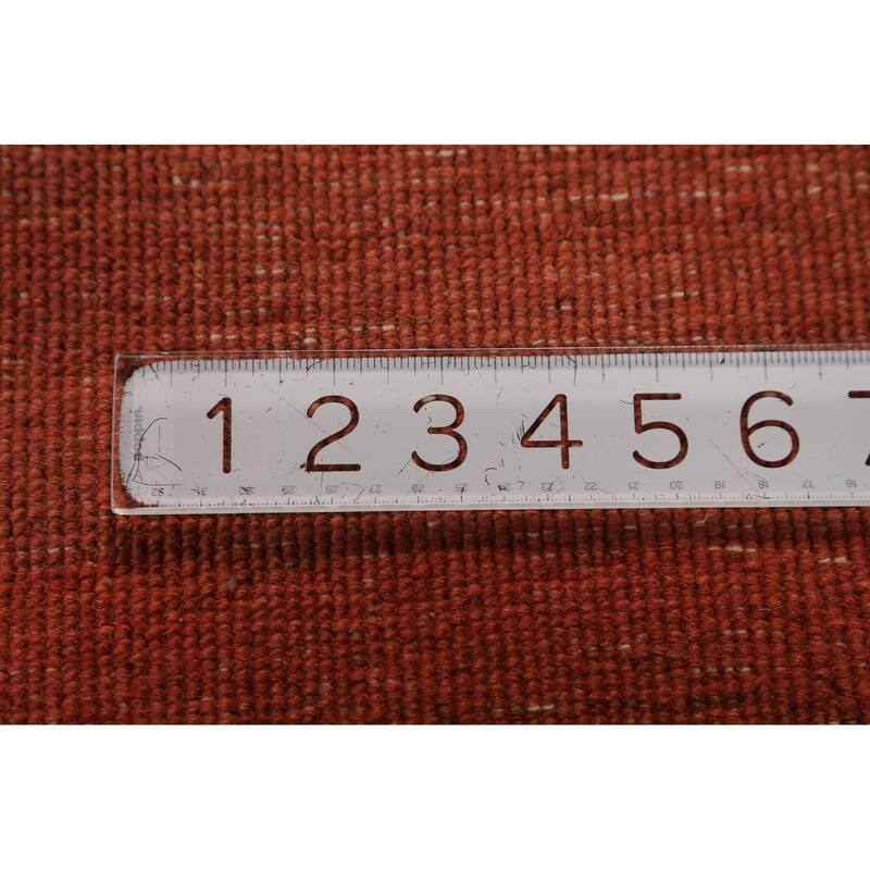 Modern Gabbeh Oriental Rug Hand-Knotted Foyer Wool Carpet - 2'7" x 5'11"