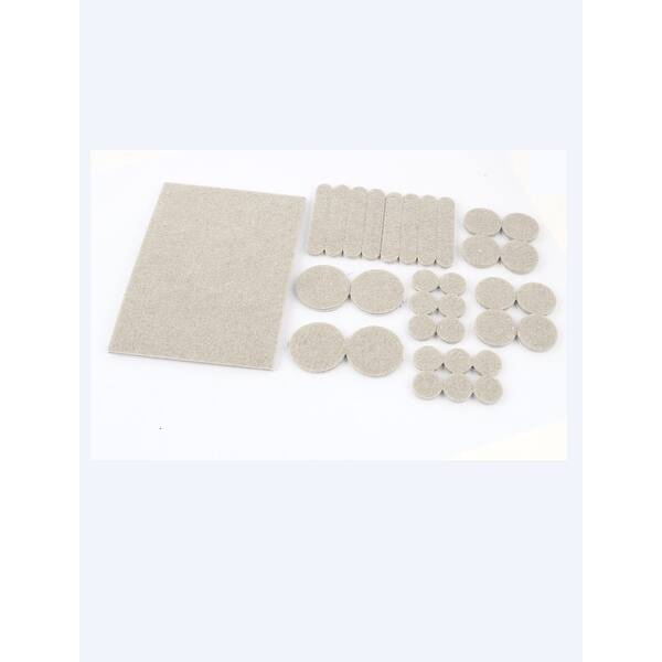 Furniture Table Chair Leg Self Adhesive Felt Floor Protectors Pads 66 Pcs Overstock 18504562