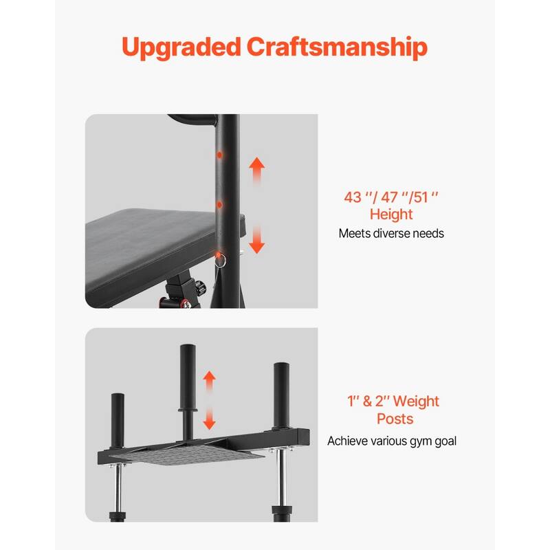 3-Level Adjustable Leg Press Machine for Targeted Lower Body Exercise at Home with Carbon Steel Frame - 50” x 48” x 46”