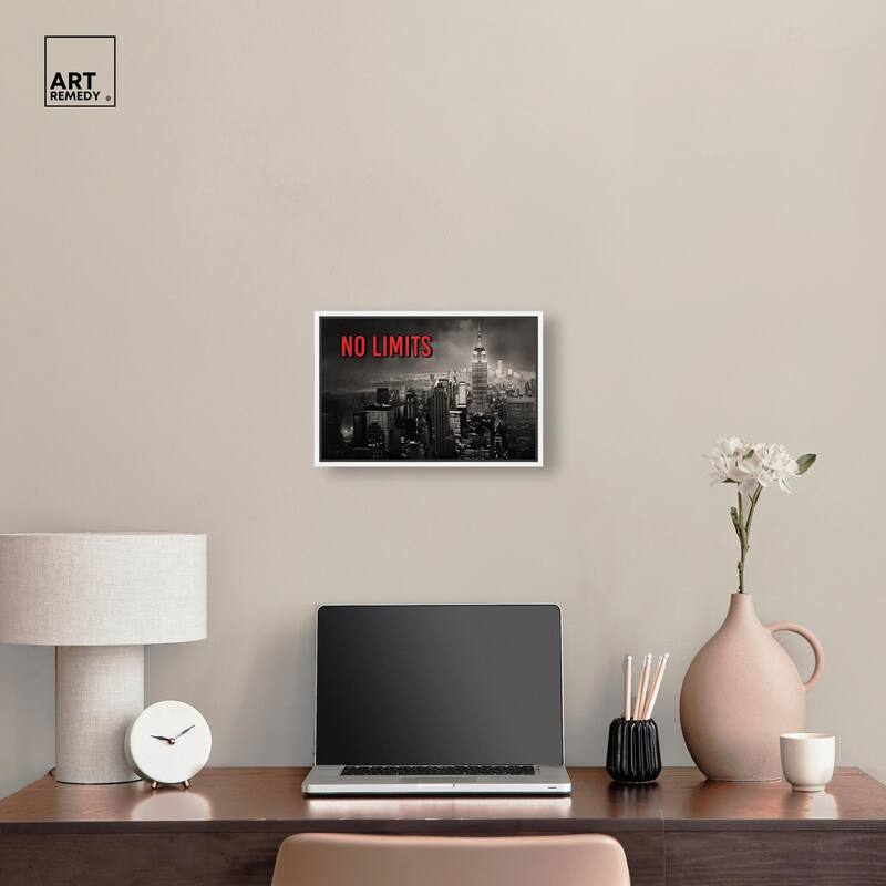 No Limits City Canvas by Art Remedy