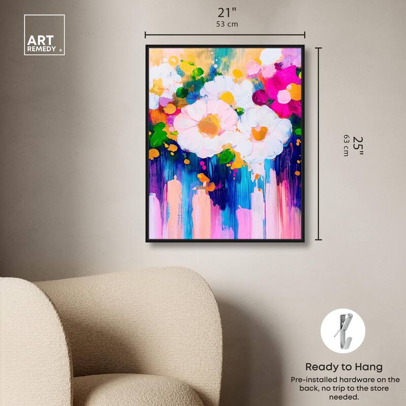 Contrast of Purity II Canvas by Art Remedy