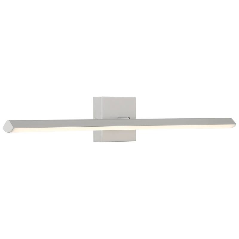 Access Lighting Float Adjustable LED Vanity - Acrylic Lens - Dedicated LED - 24.25" W - Silver, White