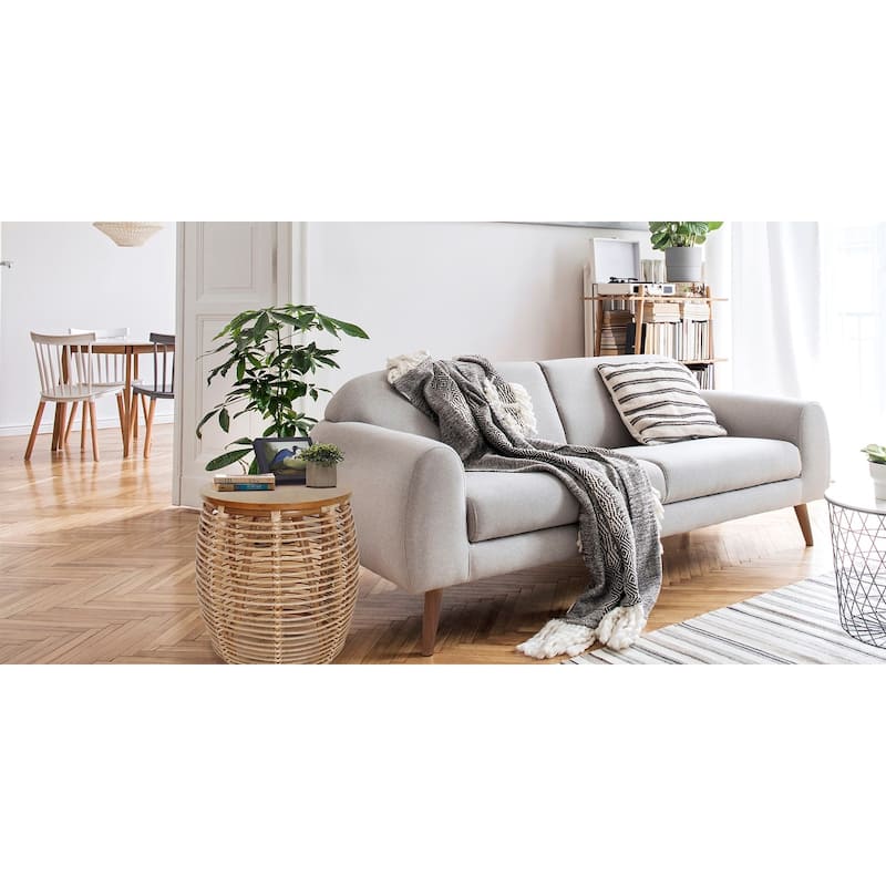 NPD Furniture Iris Round Rattan End Table
