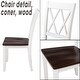 preview thumbnail 13 of 17, Clihome 5-Pcs Wood Home Kitchen Dining Table Set