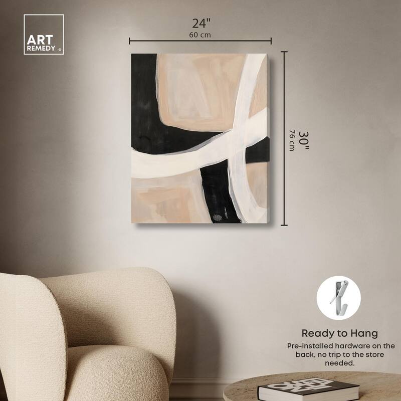 Subline Strokes I Canvas by Art Remedy, Gallery Wrapped