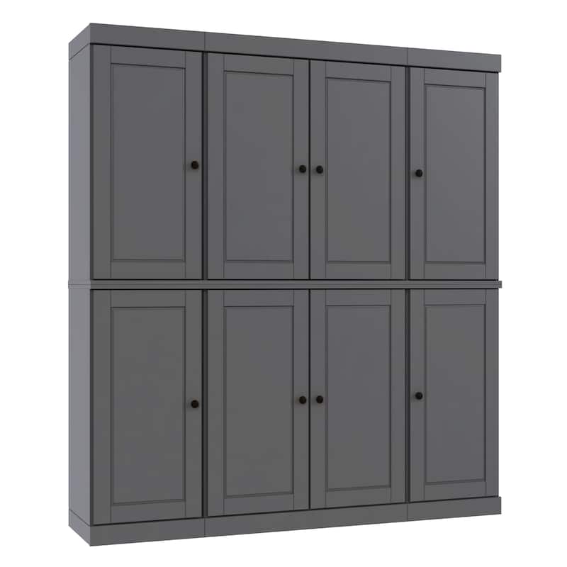 Palace Imports 100% Solid Wood 65" Kitchen China Pantry Cabinet - 65" x 71.5"
