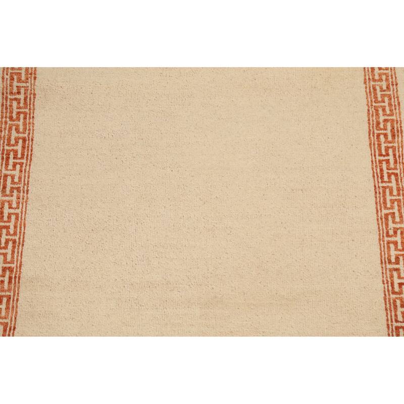Geometric Contemporary Gabbeh Kashkoli Oriental Area Rug Wool Handmade - 3'2" x 5'1"