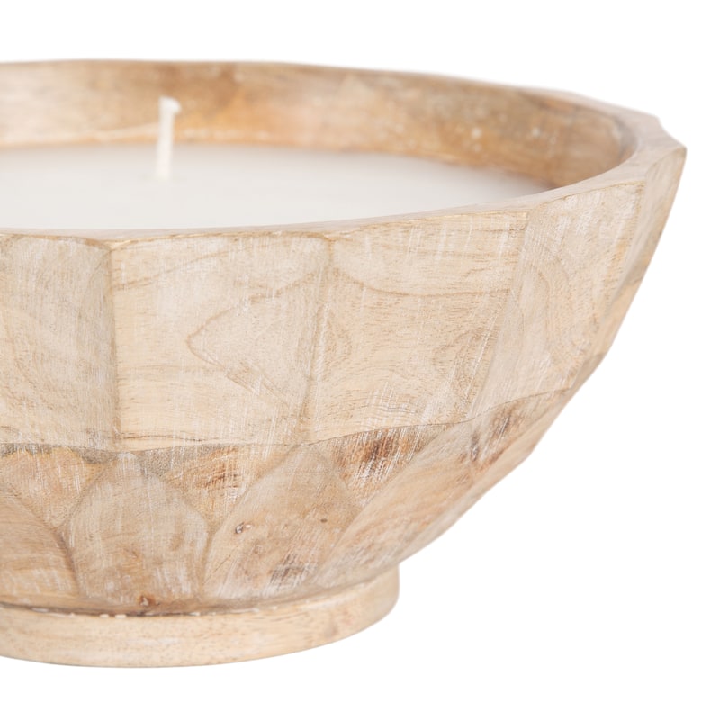 Kate and Laurel Plete Round Wax Candle Bowl
