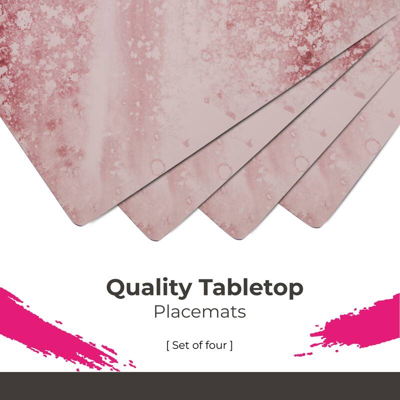 Portmeirion Minerals Rose Quartz Placemats, Set of 4