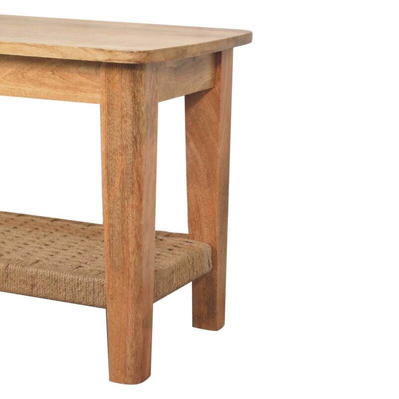 Artisan Furniture Solid Wood Rope Coffee Table