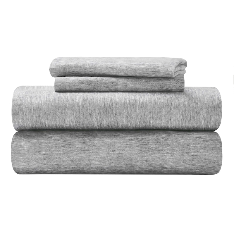Superior Melange Flannel Cotton Sheet Set