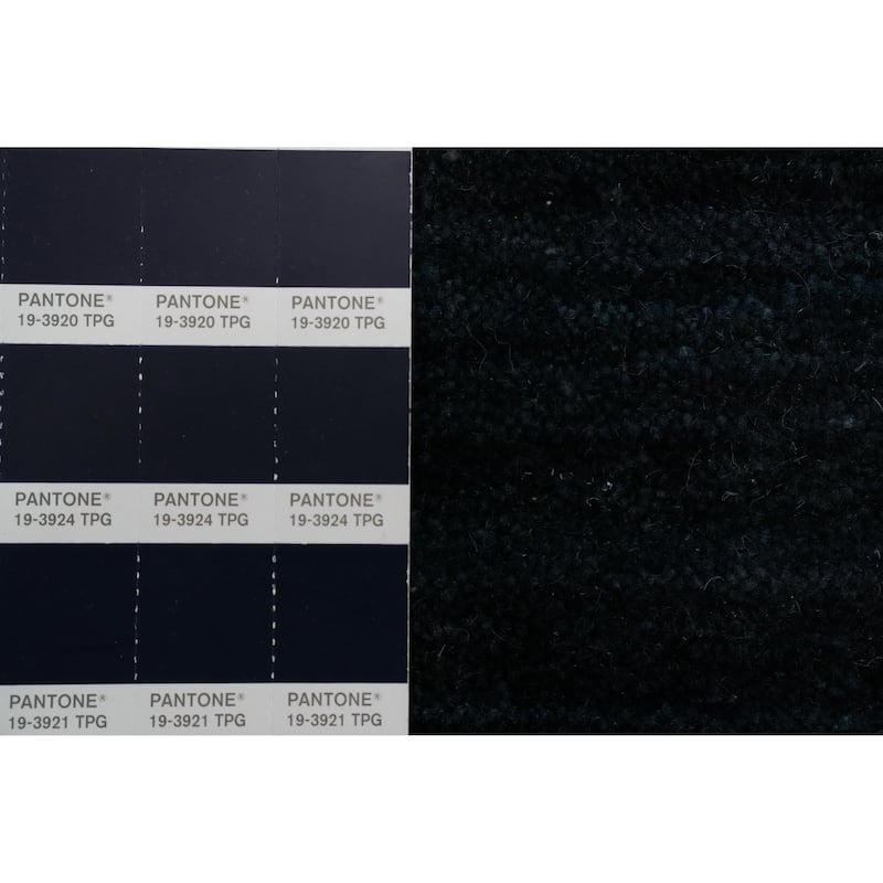 Hand Knotted Oriental 100% Wool Carpet Tribal Animal Pictorial Navy Blue & Blues Gabbeh Area Rug - 9' 8'' X 8' 1''