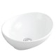 preview thumbnail 2 of 4, Karran Valera 16" Vitreous China Vessel Bathroom Sink in White