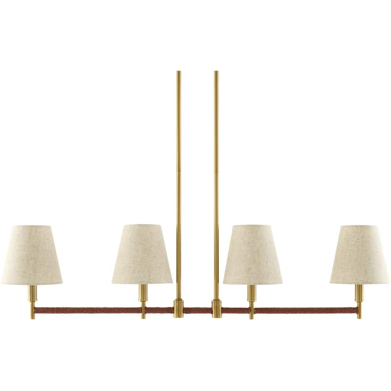 Livabliss Majen Modern Chandelier - Brass