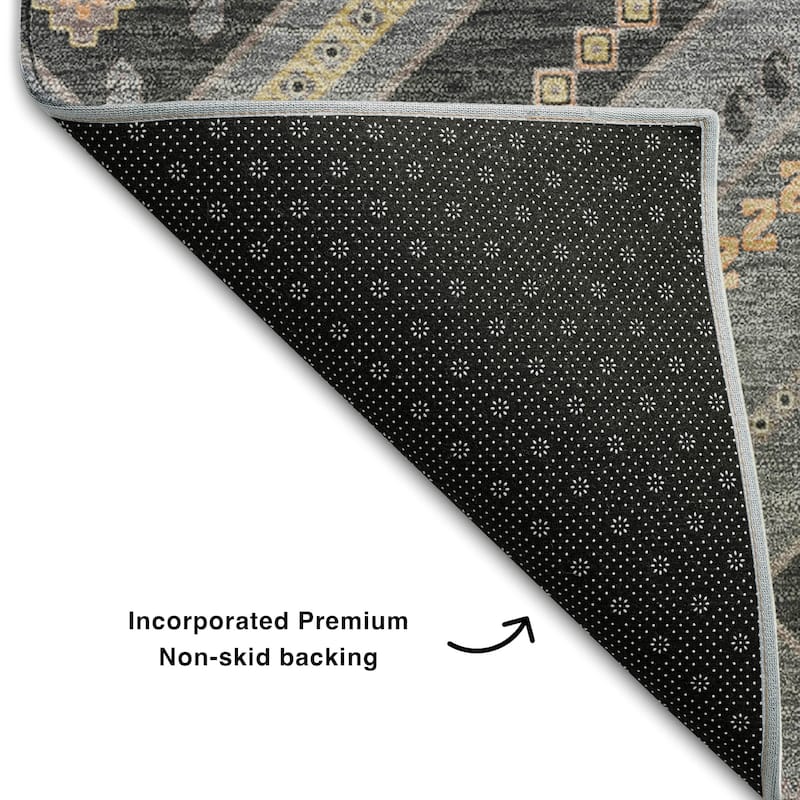 Premium Washable Super Soft Boho Global Mayfield Rug