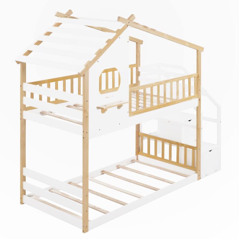 Twin-Over-Twin Bunk Bed