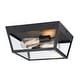 preview thumbnail 2 of 9, Westinghouse Lighting Peterson 12 Inch, Two Light Outdoor Flush Mount Ceiling Fixture