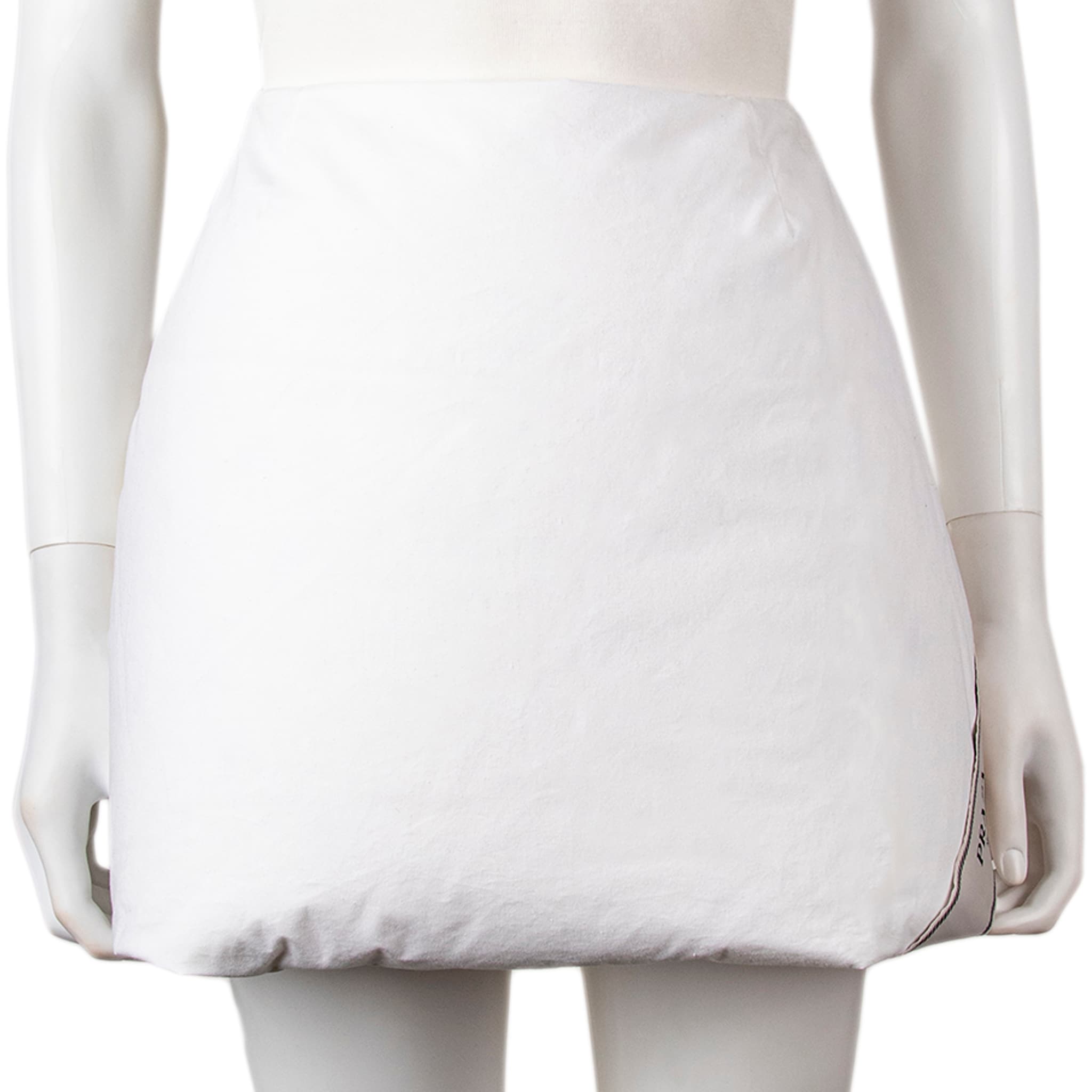 Prada Padded Cotton Miniskirt