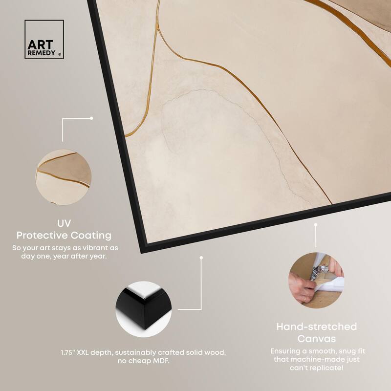 Taupe Terrain II Canvas by Art Remedy