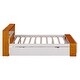 preview thumbnail 8 of 21, Full Size Platform Bed with Trundle,Storage Headboard and Footboard,USB Charging Design