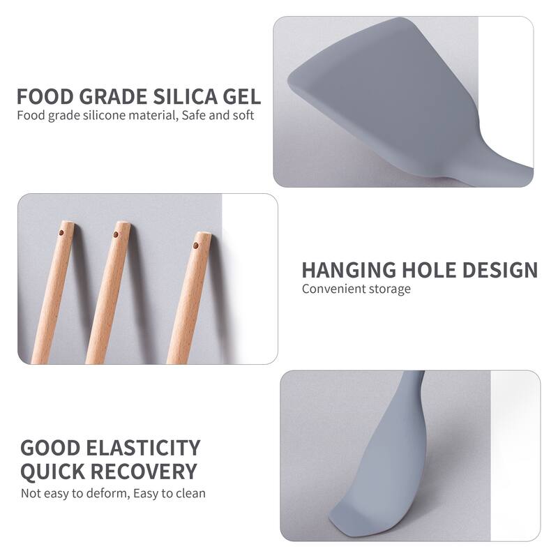 19-piece Non-stick Silicone Assorted Kitchen Utensil Set