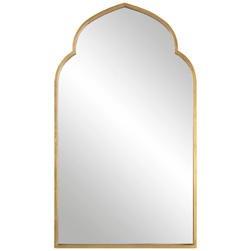 Porch & Den Arabesque Iron Frame Wall Mirror - 38 x 22 x 1.25