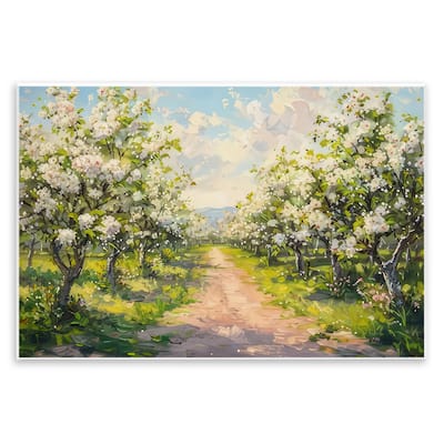 Stupell Path Through Flowering Trees Wall Plaque Art Design By LSR Creative Studio