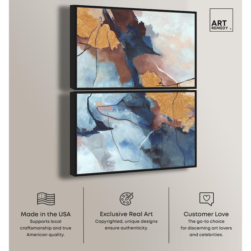 Heaven and Earth Canvas Set of 2 by Art Remedy