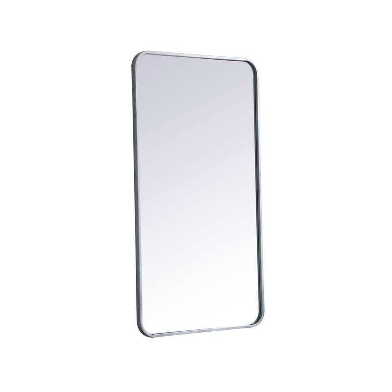 Ezra Soft Corner Metal Rectangular Mirror