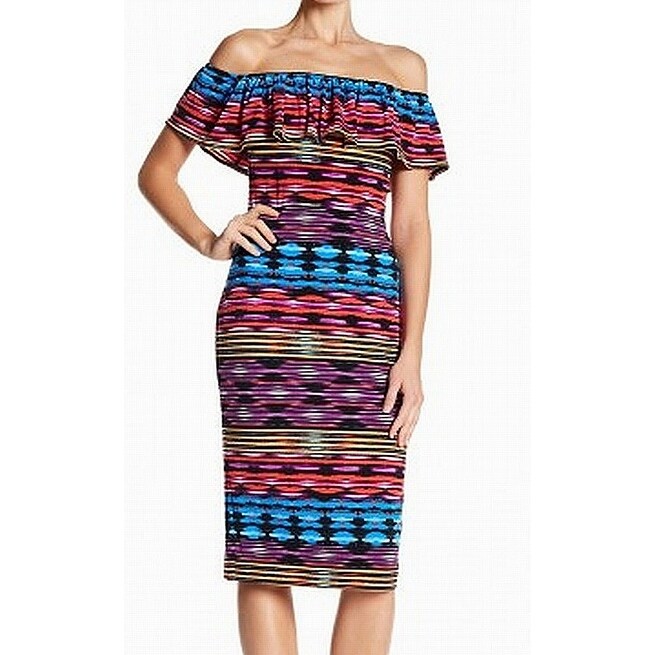 maggy london off the shoulder dress