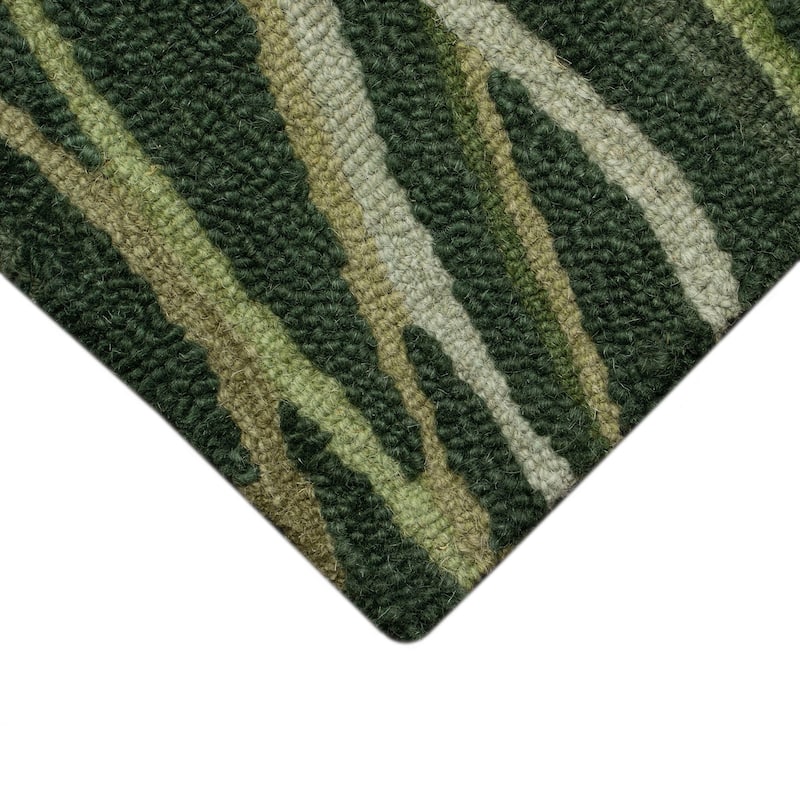 Liora Manne Horizon Ribbons Indoor Rug Moss