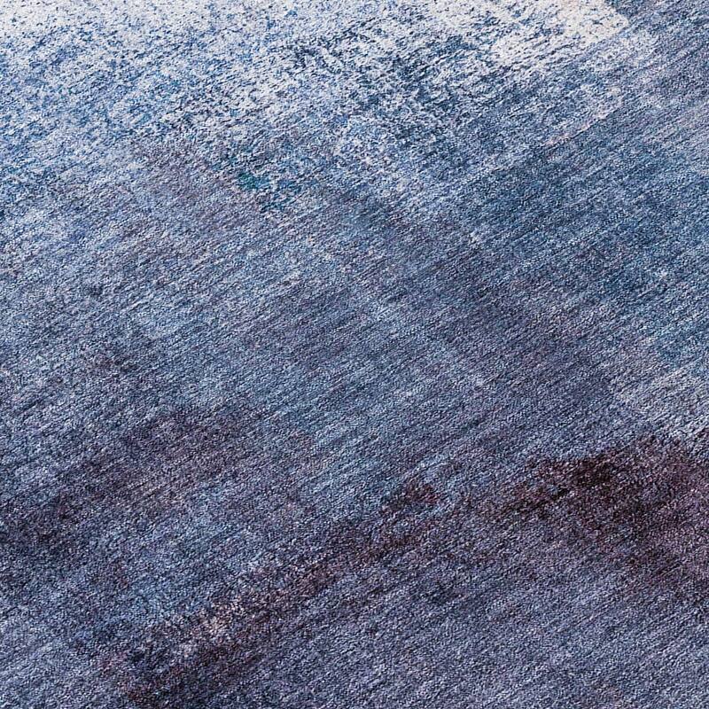 Machine Washable Indoor/ Outdoor Chantille Solid Ombre Rug