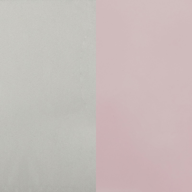 Massi Fabric Upholstered Bench Powder Pink and White
